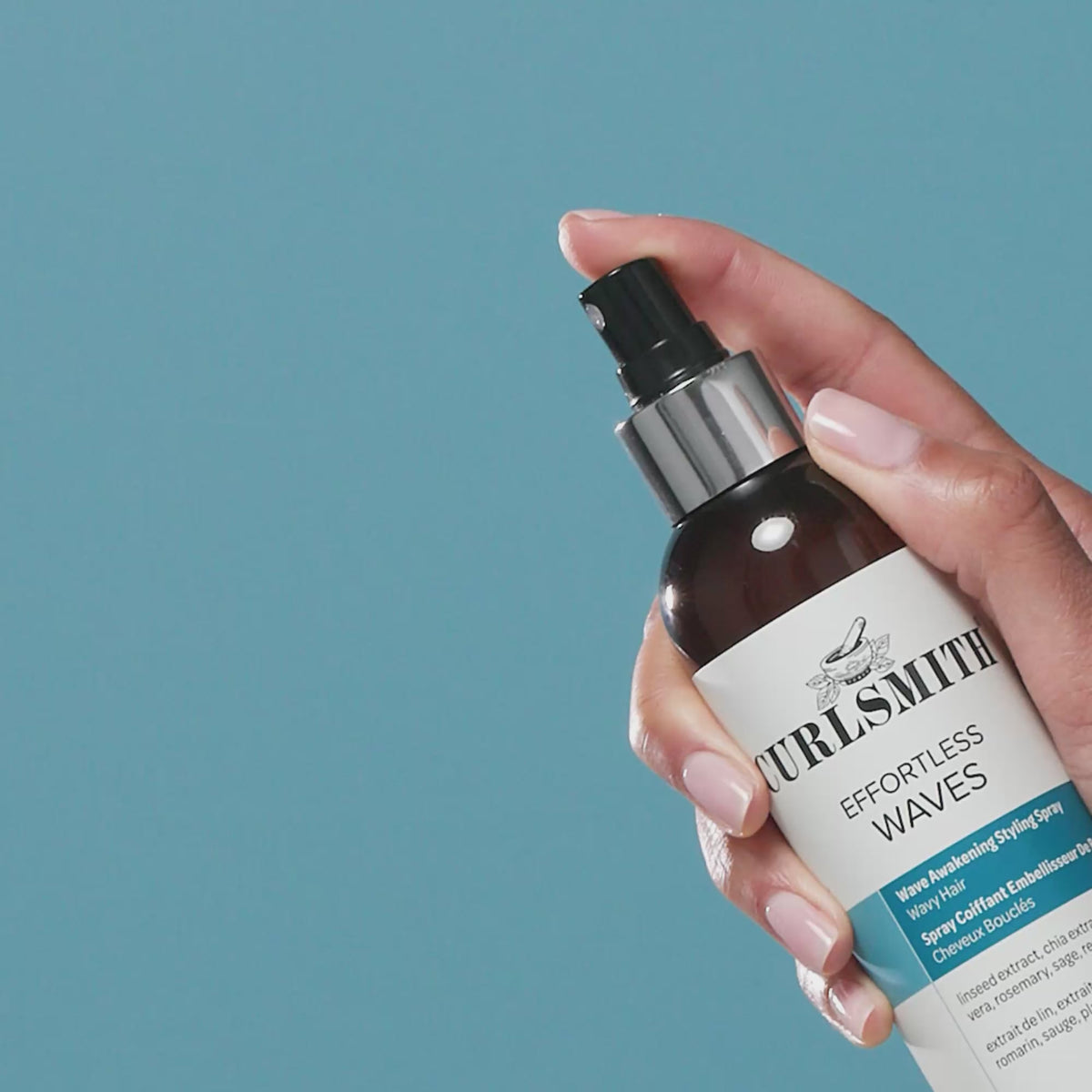 Applying Curlsmith Effortless Waves product