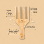 Bamboo Hair Pick