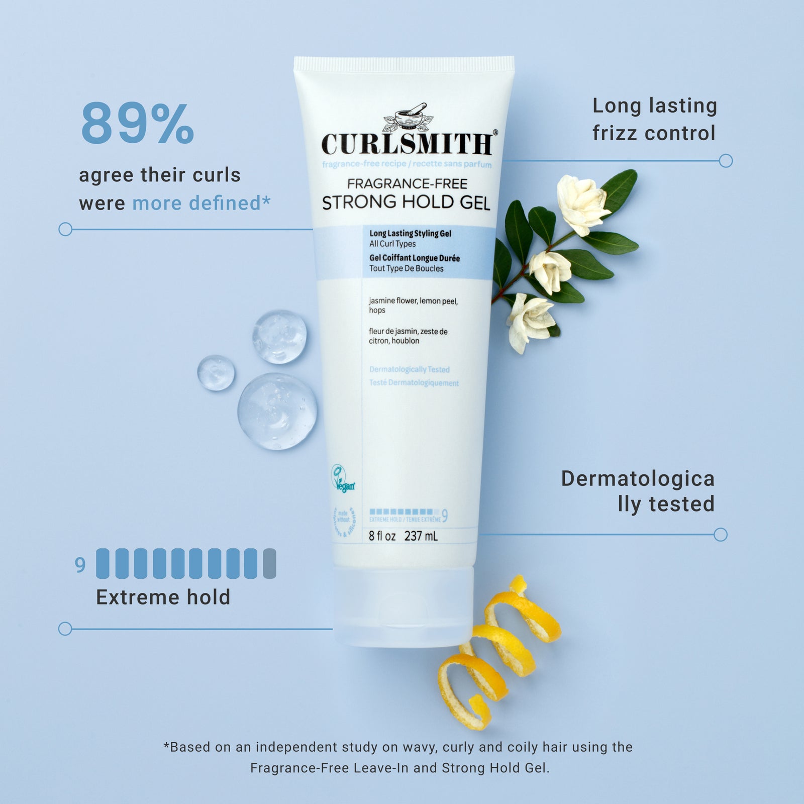 Fragrance-Free Strong Hold Gel, Click to enlarge