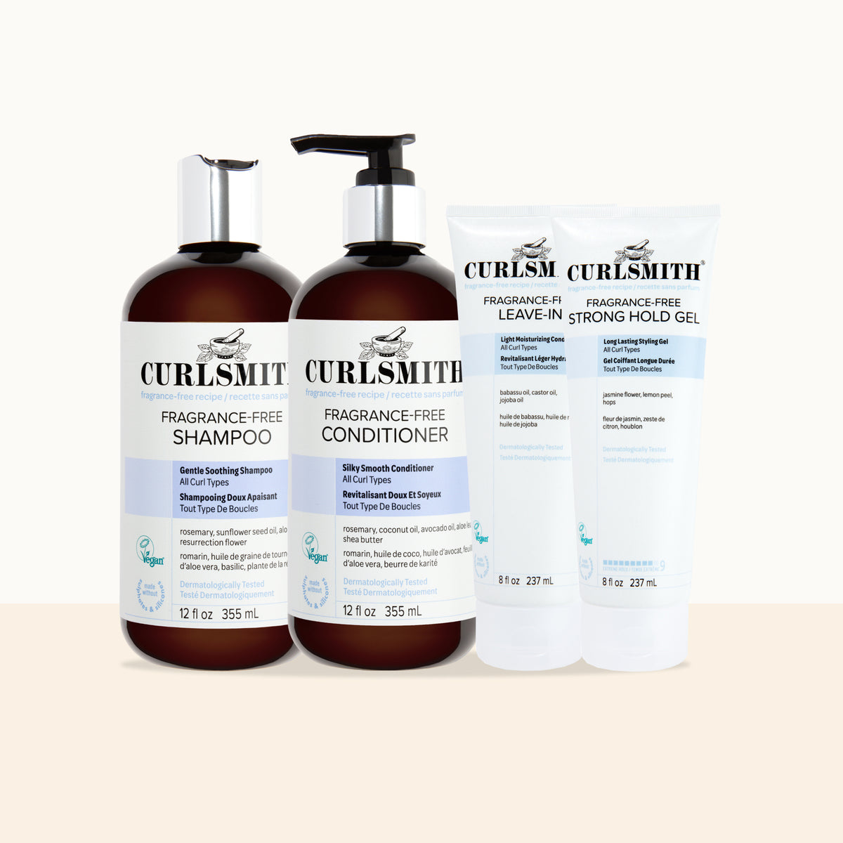 Fragrance Free Set, Click to enlarge