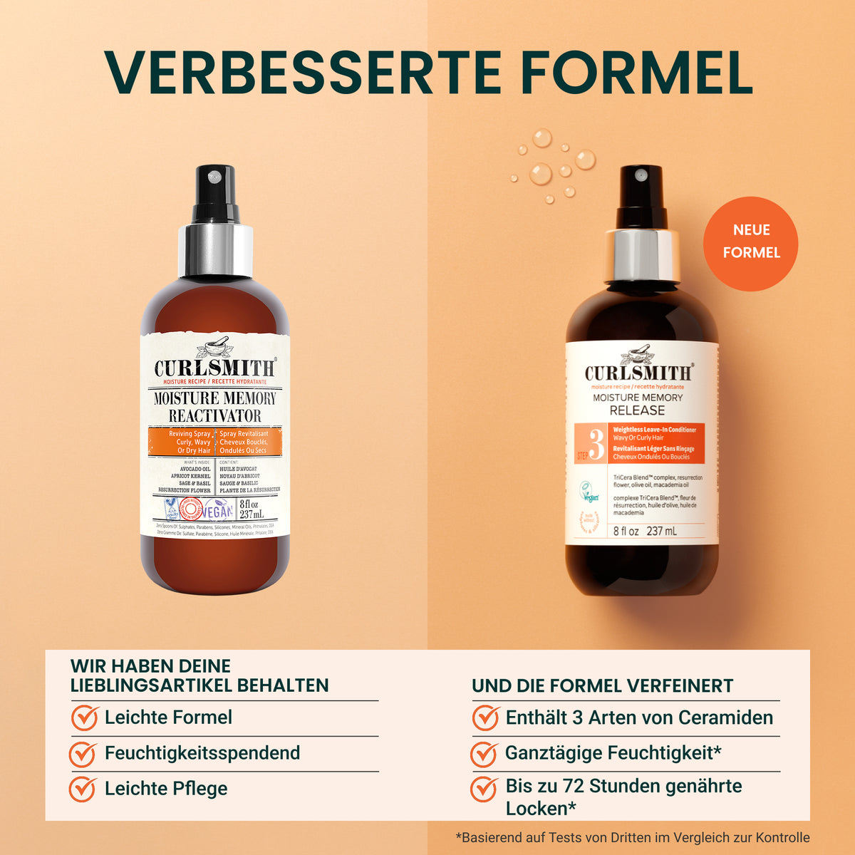 Moisture Memory Release