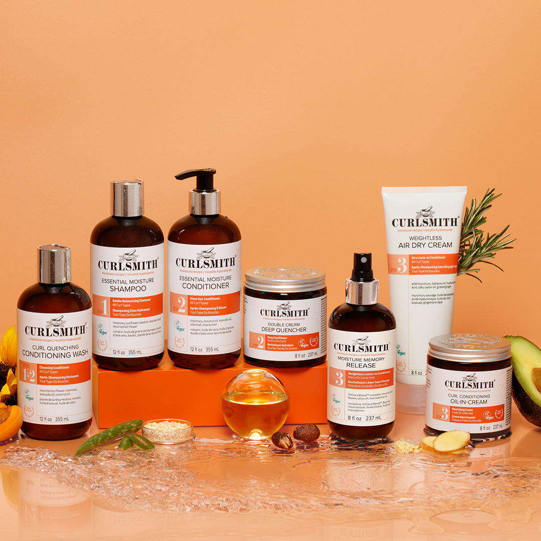 CURLSMITH Essential Moisture 3点セット Introducing Essential Moisture Shampoo & Conditioner
