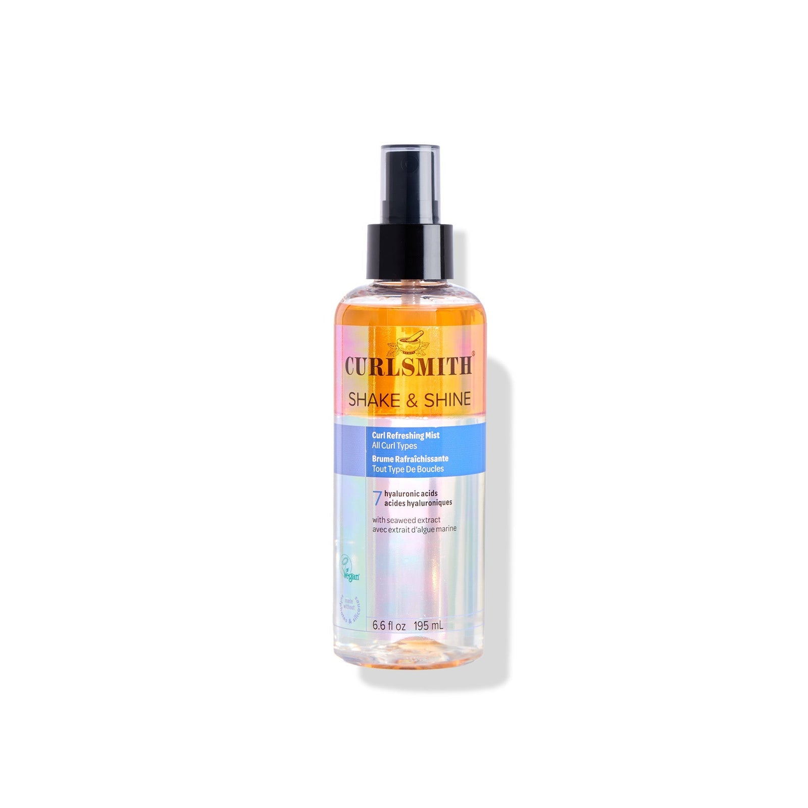 Curlsmith hair care product bottle on a white background